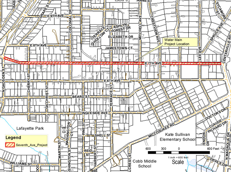 Map of the project